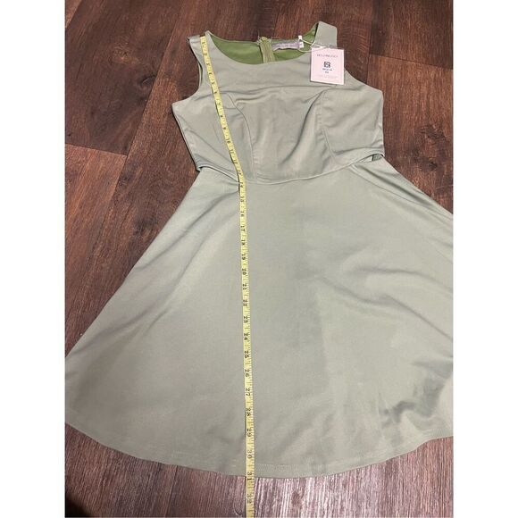 Belongsci Small Mint Green Cut our Sides Cocktail Dress New - Picture 5 of 7